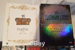 WWE WWF WCW ECW FMW UFC DVD Wrestling Collection Huge Wholesale Lot (108 DVDs)