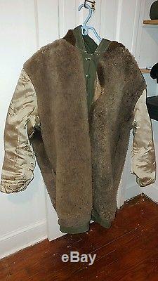 WWII German sheepskin anorak SM wholesale fur parka