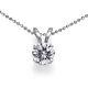 Wedding 1.50 Ct F I2 Diamond Pendant Necklace 18k White Gold Solitaire 27154618