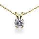 Wedding Birthday 1.01 Ct I I2 Diamond Pendant Necklace 14k Yellow Gold 53470272