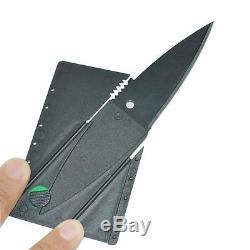 Wholesale 100 50 20 10 Credit Card Knives folding wallet thin pocket survival
