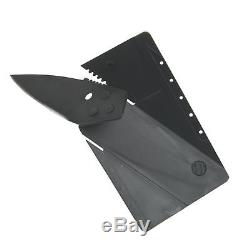 Wholesale 100 50 20 10 Credit Card Knives folding wallet thin pocket survival