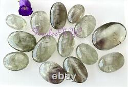 Wholesale 2 Lb Lot Prasiolite Green Amethyst Palm Stones Crystal Energy