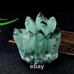 Wholesale 300G+ Raw Phantom Crystal Cluster Hole Specimen Decoration 5 Pcs Set