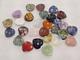 Wholesale! 50pcs Mix Crystal Love Heart Worry Stone Palm Stone Rei Healing Gift