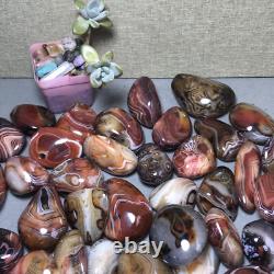 Wholesale 5kg Crazy Lace SILK Banded Agate Polished Crystal Specimen tumbled
