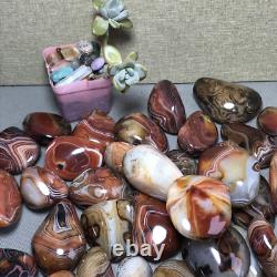 Wholesale 5kg Crazy Lace SILK Banded Agate Polished Crystal Specimen tumbled