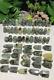 Wholesale 63pcs 3.2kg Natural Epidote Agate Obelisk Tower Point Crystal Healing