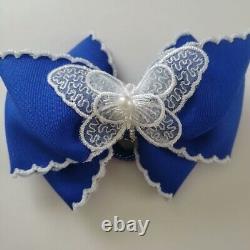 Wholesale A Collection of 12 Cute Fashion Bows Hair Clips for Girls Handmade M-L