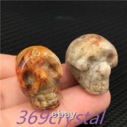 Wholesale A Lot Natural quartz crystal mini small Skull Carved Crystal Skull