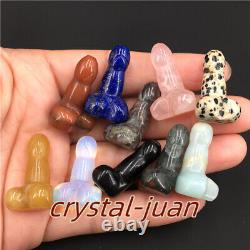 Wholesale A lot of Natural Mix Quartz Crystal Penis Skull crysta figurine