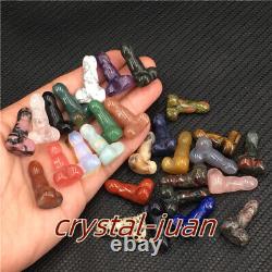 Wholesale A lot of Natural Mix Quartz Crystal Penis Skull crysta figurine