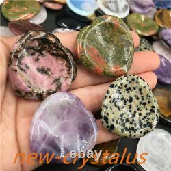 Wholesale! A lot of Natural mini heart quartz Ashtray Carved Crystal Healing