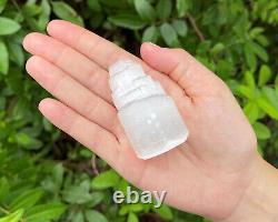 Wholesale Box of 100 Mini Selenite Towers, CRAZY CHEAP Selenite Iceberg Crystals
