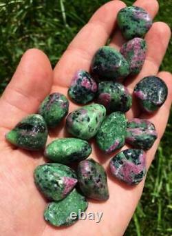 Wholesale/BulkRuby Zoisite(Anyolite) Natural Polished TumbleCrystalHealingStone