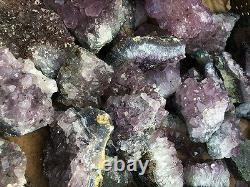 Wholesale Bulk 11 Lbs. (5 Kilo) Amethyst Clusters Brazil Best Price