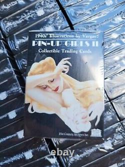 Wholesale Case Lot 30 1940s Pin-Up Girls II Vargas Trading Cards Box Set Sealed