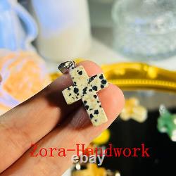 Wholesale CrystalMix Natural Mini Quartz Cross Pendant Heal Gems decorate Gift
