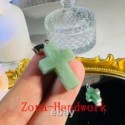 Wholesale CrystalMix Natural Mini Quartz Cross Pendant Heal Gems decorate Gift