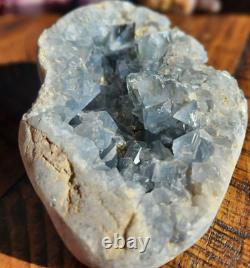 Wholesale Crystal Personal Collection Blue Celestite Heart Large, Big, Huge! Gem