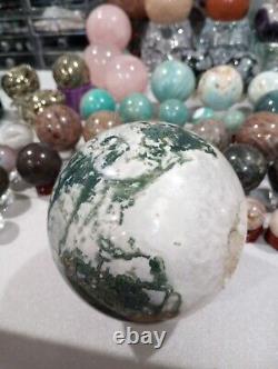 Wholesale Crystal Personal Collection Moss Agate HUGE Sphere