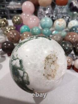 Wholesale Crystal Personal Collection Moss Agate HUGE Sphere