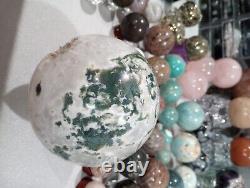 Wholesale Crystal Personal Collection Moss Agate HUGE Sphere