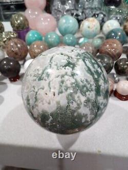 Wholesale Crystal Personal Collection Moss Agate HUGE Sphere