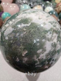 Wholesale Crystal Personal Collection Moss Agate HUGE Sphere