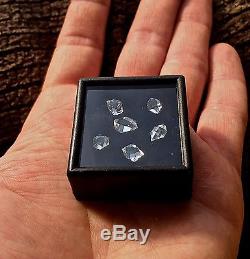 Wholesale Genuine NY Herkimer Diamond FLOATER JEWELS 99+% FLAWLESS 10 Gram Lot