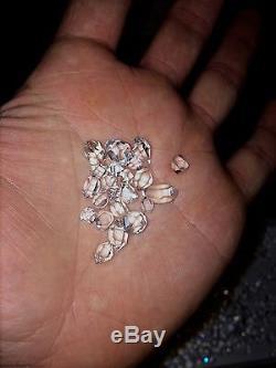 Wholesale Genuine NY Herkimer Diamond FLOATER JEWELS 99+% FLAWLESS 10 Gram Lot