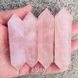 Wholesale Lot 10 LBS Natural Pink Rose Quartz Crystal Obelisk Wand Tower Healing