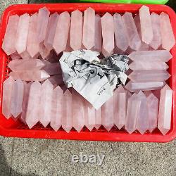 Wholesale Lot 10 LBS Natural Pink Rose Quartz Crystal Obelisk Wand Tower Healing