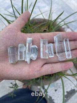 Wholesale Lot 11 Pcs Natural Aquamarine Raw Crystal From Shiger Skardu 130 gram
