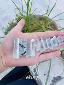 Wholesale Lot 11 Pcs Natural Aquamarine Raw Crystal From Shiger Skardu 130 gram