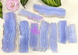 Wholesale Lot 1 Lb Natural Blue Lace Agate Slab Crystal Nice Quality Healing