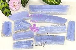 Wholesale Lot 1 Lb Natural Blue Lace Agate Slab Crystal Nice Quality Healing