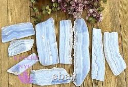 Wholesale Lot 1 Lb Natural Blue Lace Agate Slab Crystal Nice Quality Healing