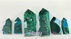 Wholesale Lot 1 Lb Natural Chrysocolla Malachite Obelisk Tower Point