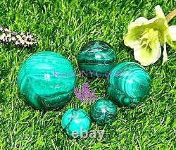 Wholesale Lot 1 Lb Natural Malachite Spheres Crystal Healing Energy