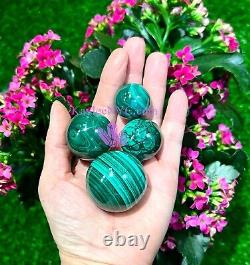 Wholesale Lot 1 Lb Natural Malachite Spheres Crystal Healing Energy