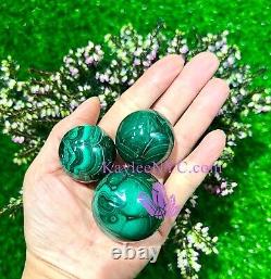 Wholesale Lot 1 Lb Natural Malachite Spheres Crystal Healing Energy