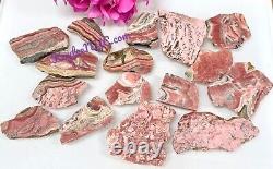 Wholesale Lot 1 Lb Natural Rhodochrosite Slabs Crystal Healing Energy