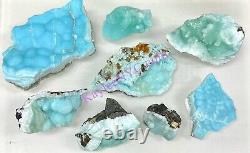 Wholesale Lot 2 Lb Natural Blue Aragonite Raw Crystal Healing Energy