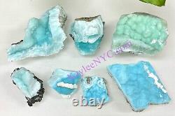 Wholesale Lot 2 Lb Natural Blue Aragonite Raw Crystal Healing Energy