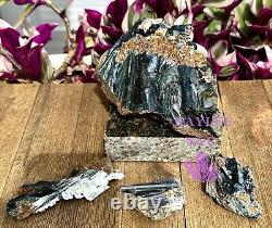 Wholesale Lot 2 Lb Natural Vivianite Mineral Specimen Crystal Raw