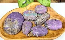 Wholesale Lot 2 Lbs Natural Purpurite Palm Stone Crystal Energy Healing