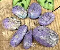 Wholesale Lot 2 Lbs Natural Purpurite Palm Stone Crystal Energy Healing