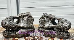 Wholesale Lot 2 PCs Natural Yooperlite Aka Emberlite Dinosaur Head