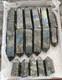 Wholesale Lot 3+lb Labradorite Stone Obelisk/tower Crystal Madagascar (17pcs)